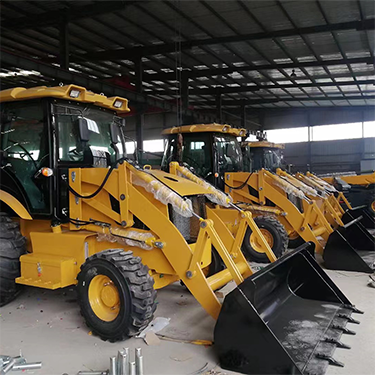 New Backhoe loader operate tes