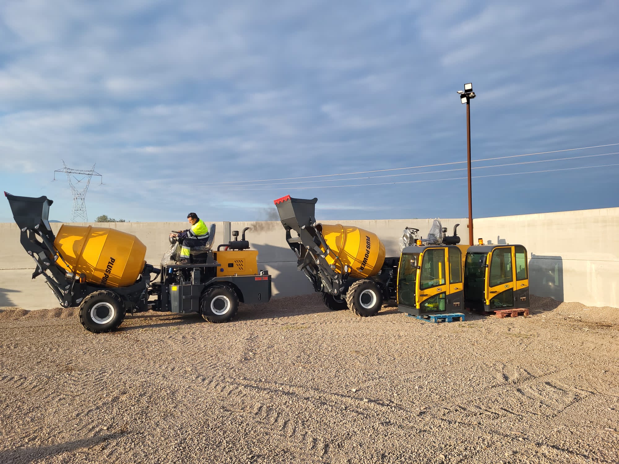Concrete mixer truck machine 