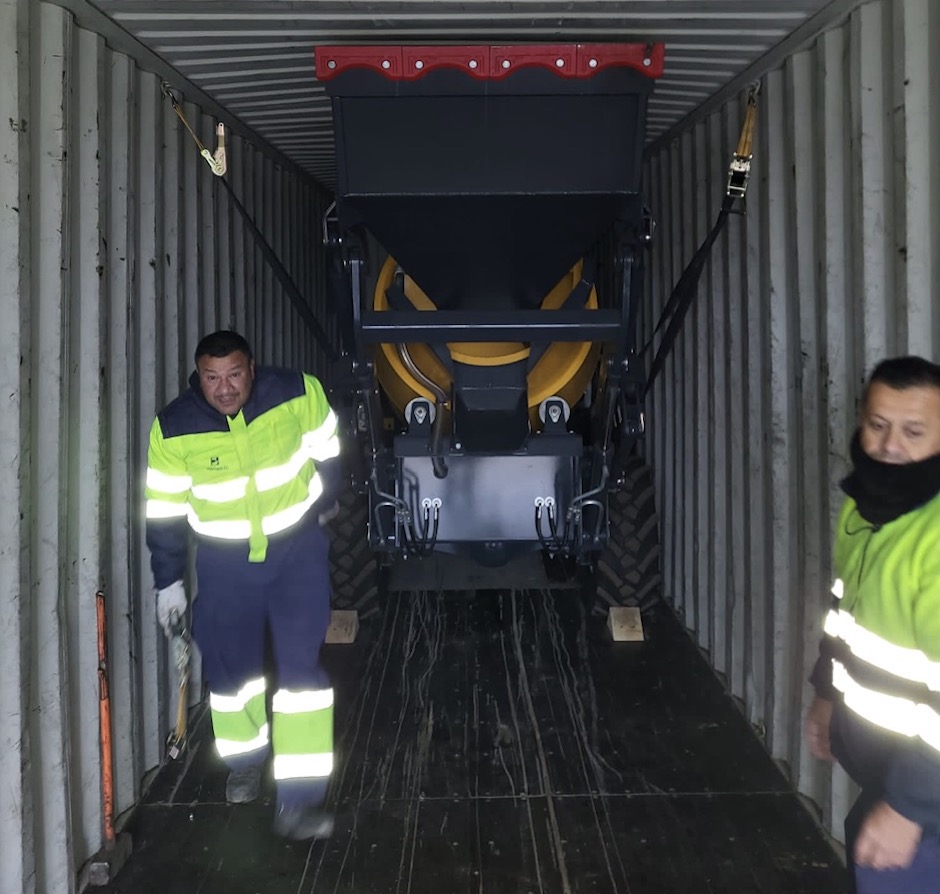 Mixer truck machine perform well 