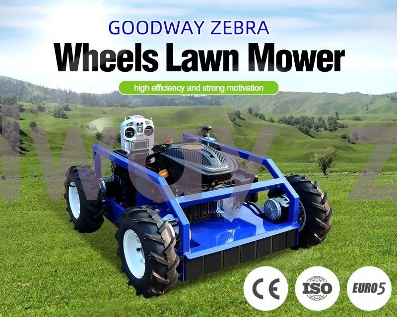 Customized Remote-controlled Crawler Lawn Mower(pic2)